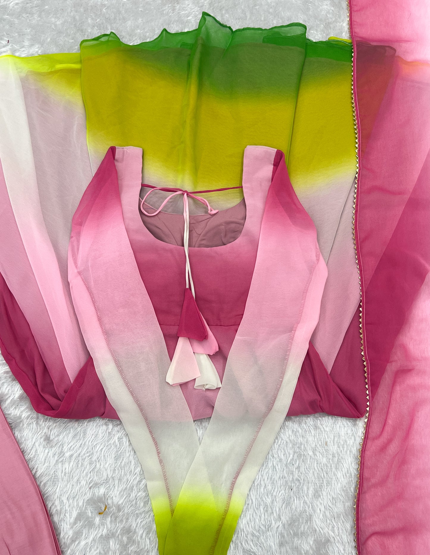 Lightweight Perfect Festival Wear Multicolour Trendy Outfit.