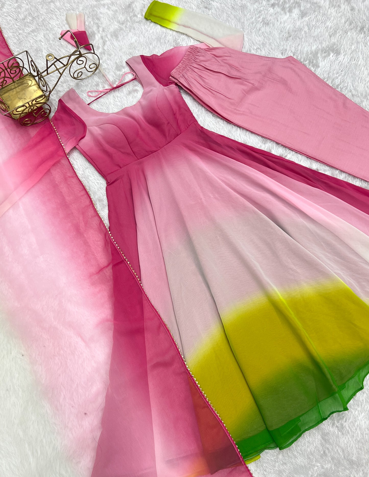 Lightweight Perfect Festival Wear Multicolour Trendy Outfit.