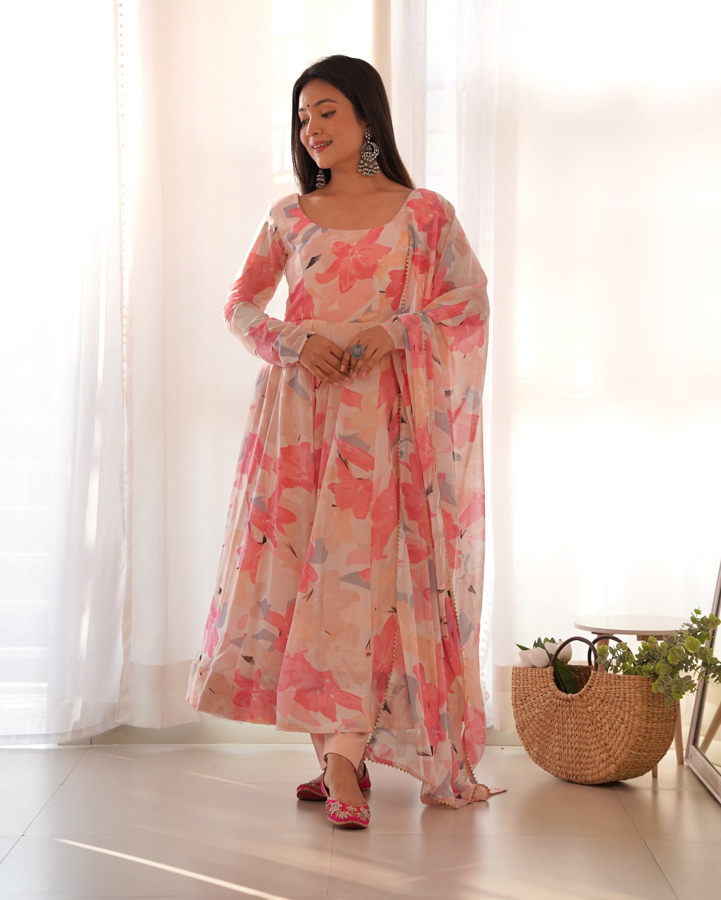 Summer Season Special Beautiful Floral Printed Outfit.