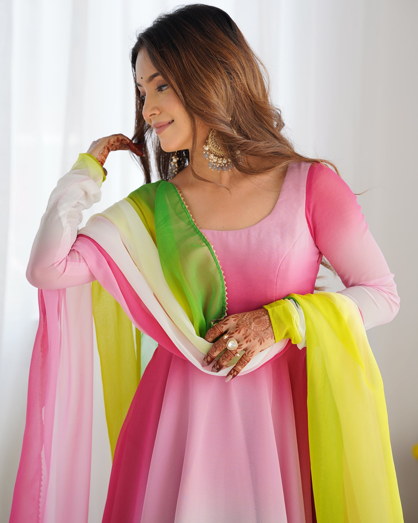 Lightweight Perfect Festival Wear Multicolour Trendy Outfit.