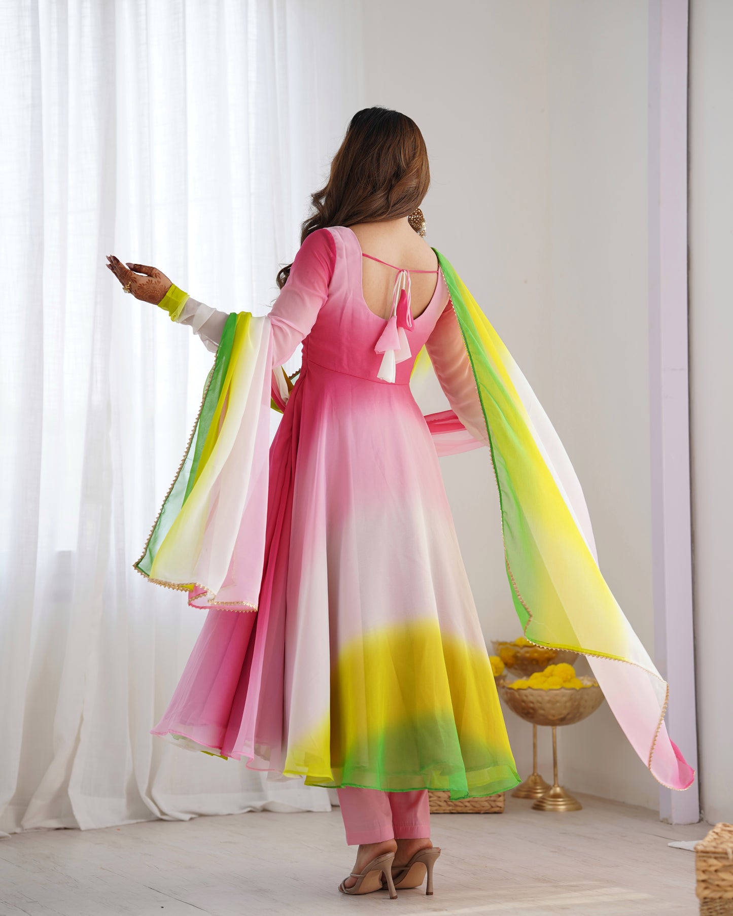Lightweight Perfect Festival Wear Multicolour Trendy Outfit.