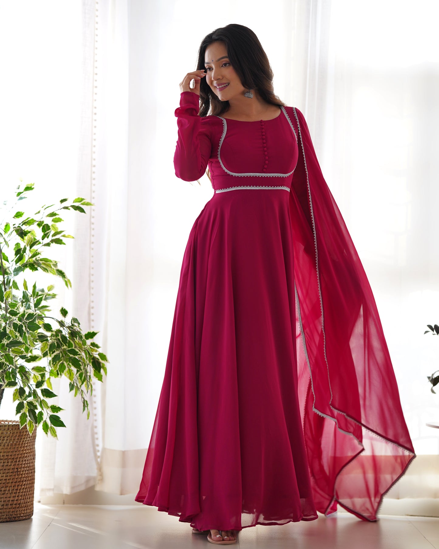 Beautiful Wedding Wear Special Gown.