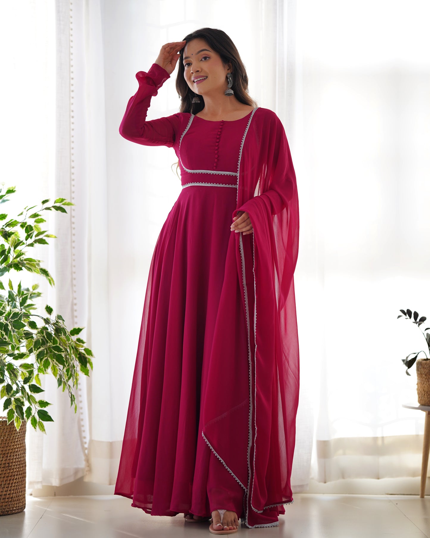 Beautiful Wedding Wear Special Gown.