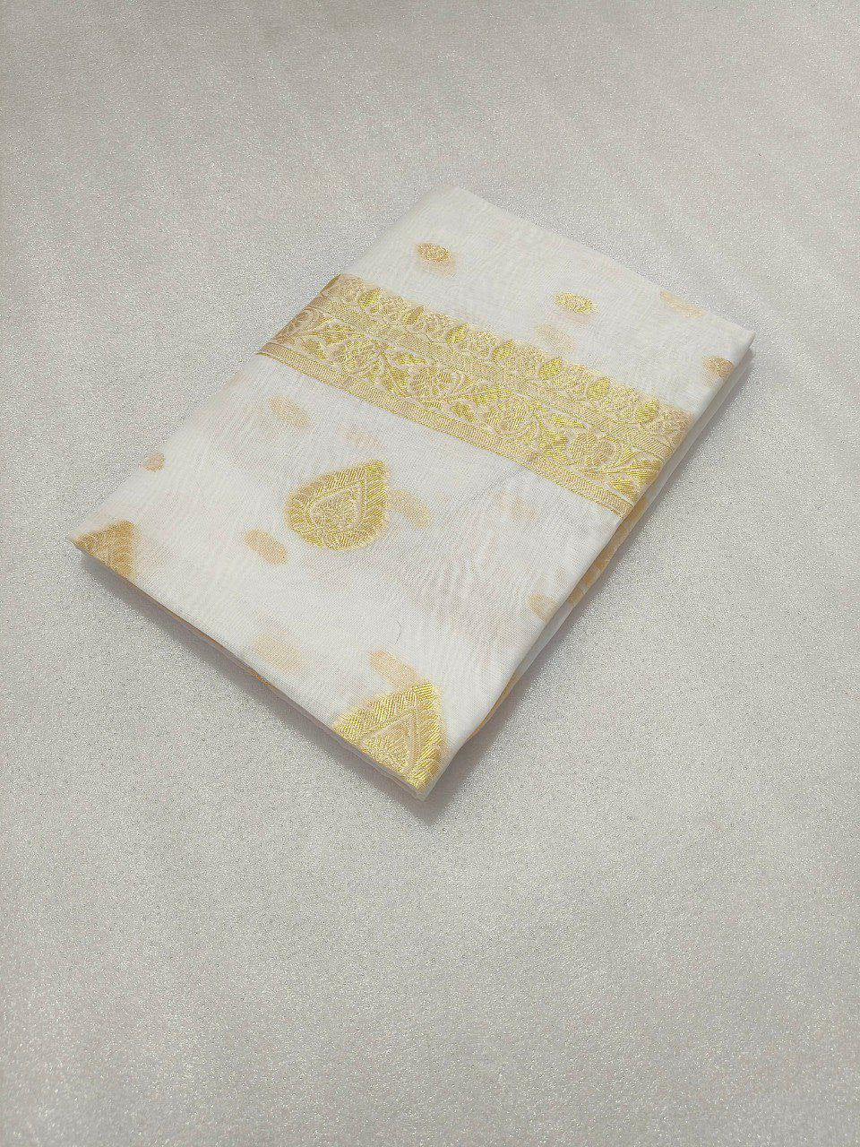 Amazing Designer Ocassion Wear Special Soft Linen Slab Saree Collection.