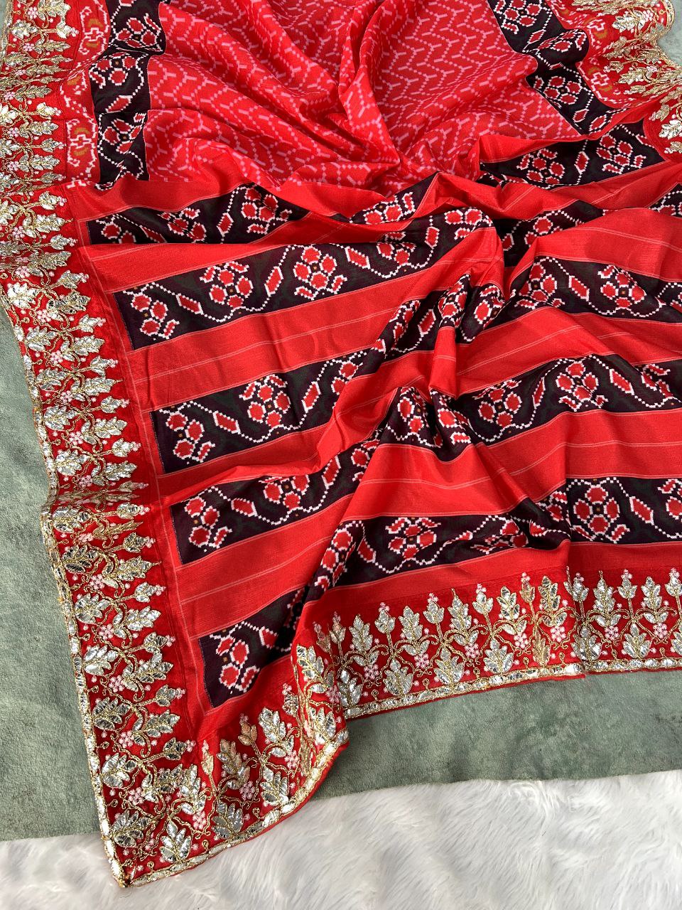 New Super Trending Patola Vichitra Silk Saree Collection.