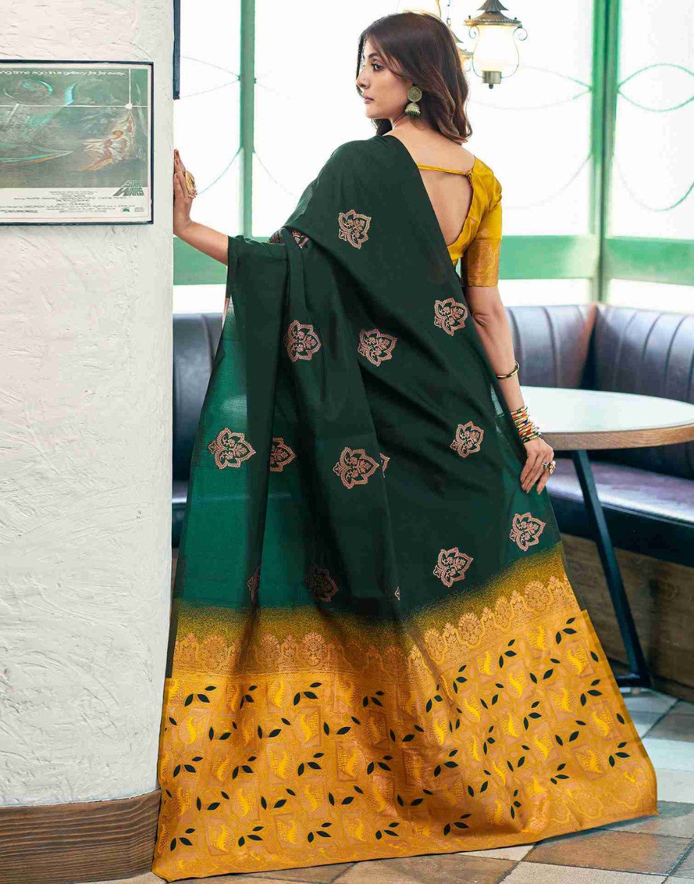 Beautiful Green Saree Collection.