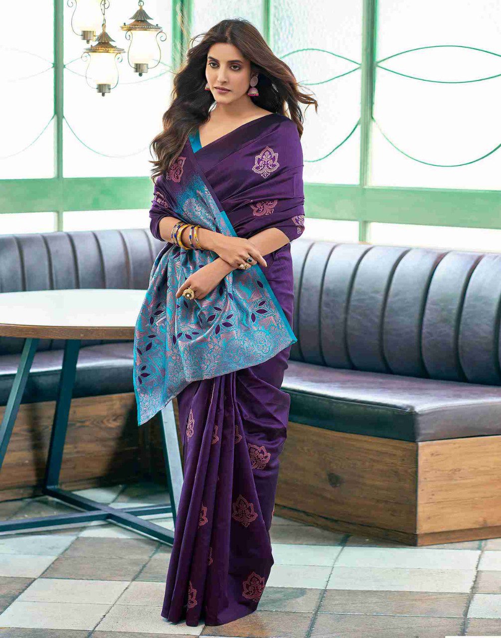 Pretty Wedding Function Special Designer Banarasi Soft Silk Saree.