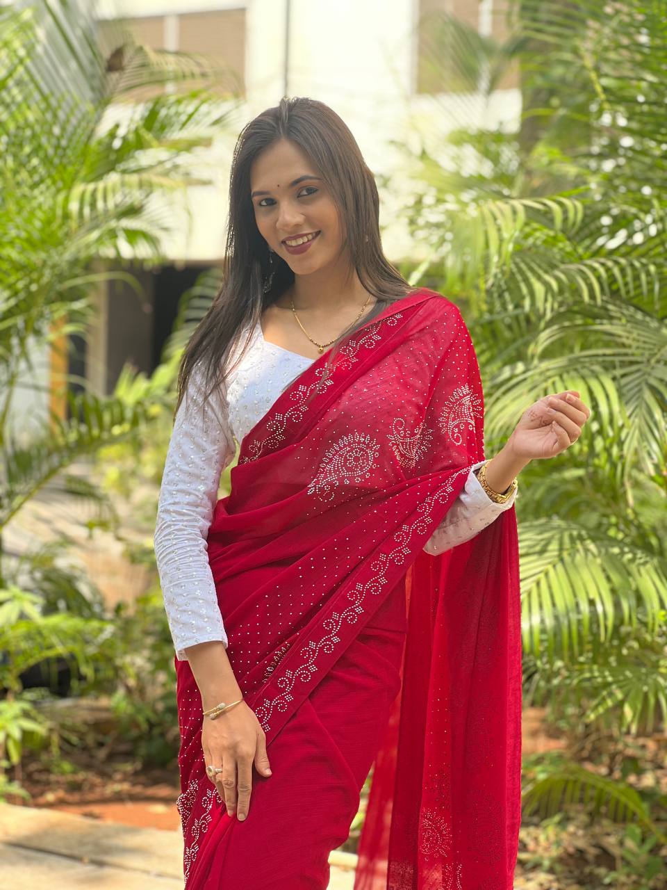 Beautiful Red Weddings Function Special Saree Collection.