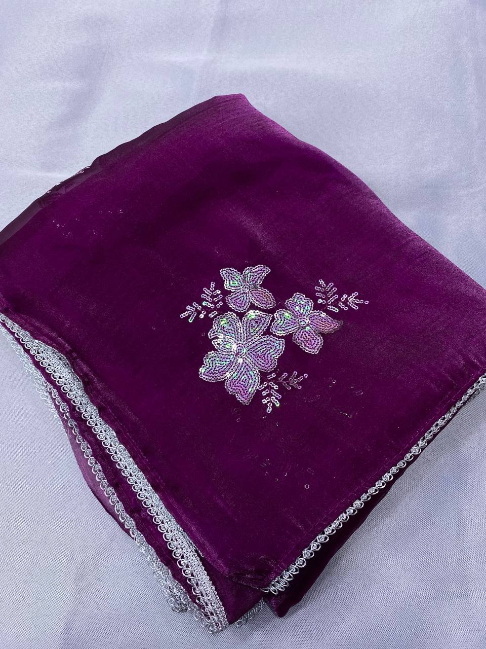 Party Wear Special Premium Zimmy Choo Silk Saree Collection.