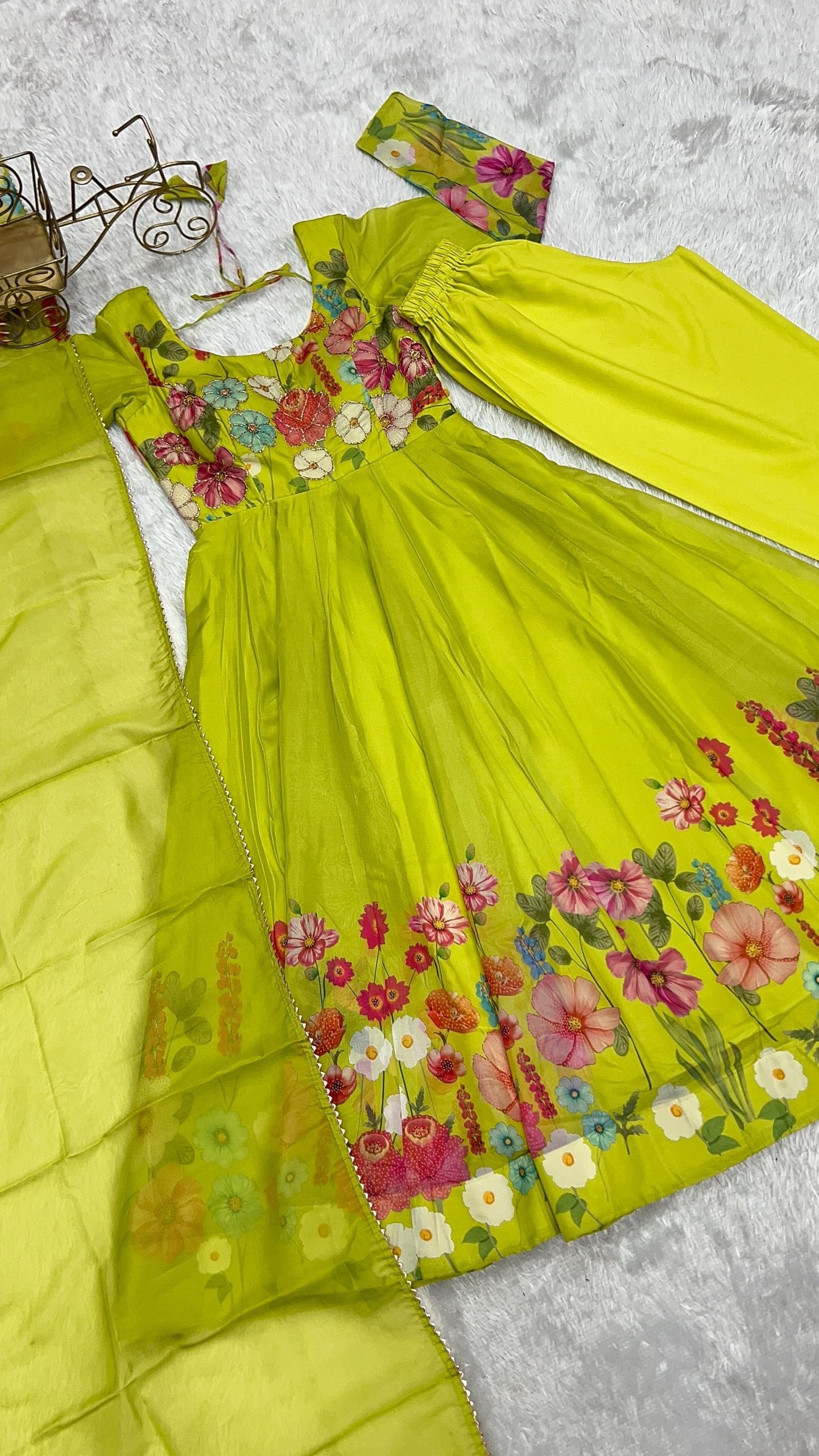 Most Trendy Designer Anarkali suit Outfit.