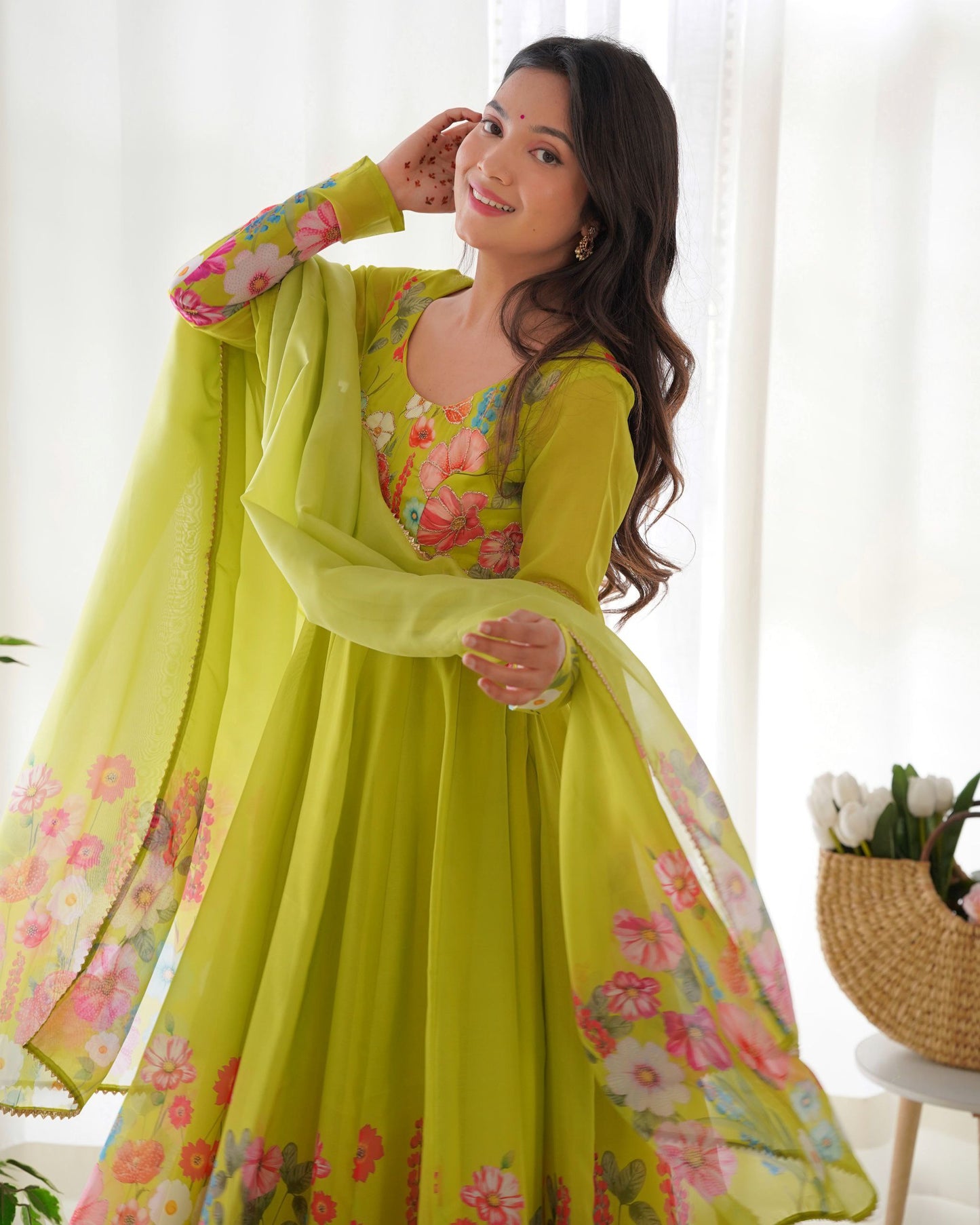 Most Trendy Designer Anarkali suit Outfit.