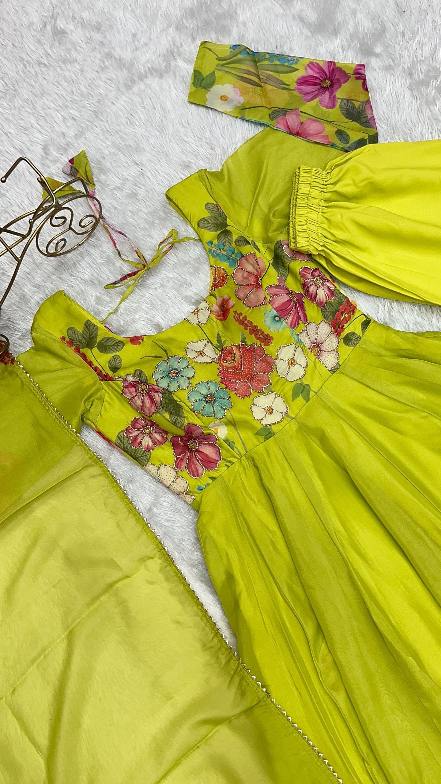 Most Trendy Designer Anarkali suit Outfit.
