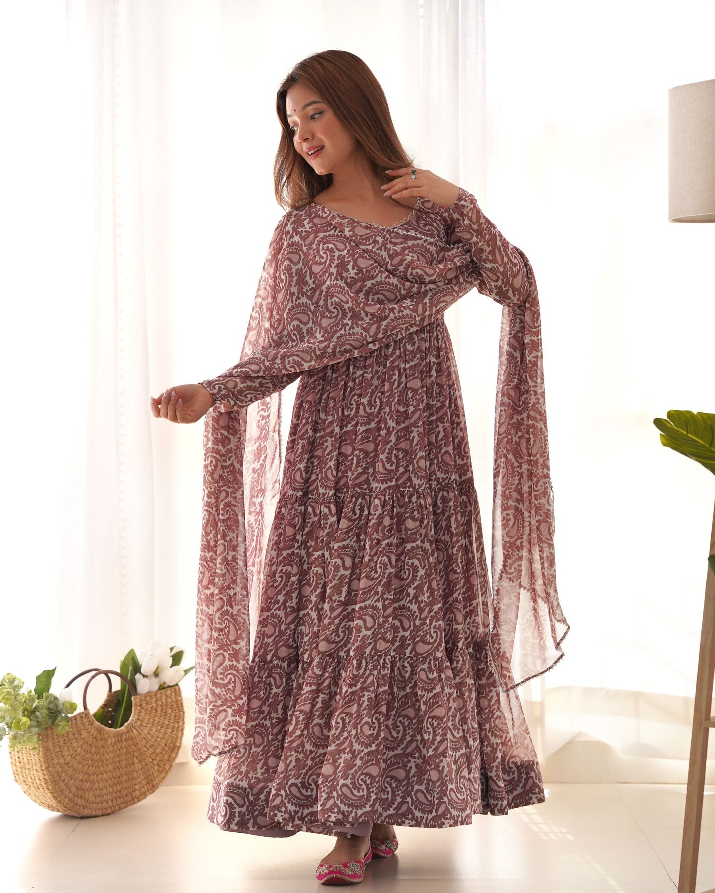 Most Preetiest Huge Flaired Anarkali Gown Collection.