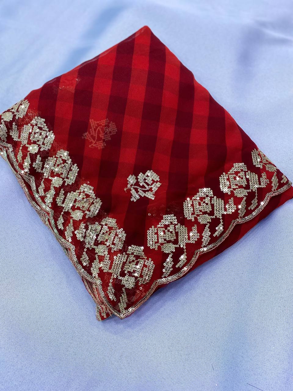 Latest Leriya Printed Georgette Saree Collection.