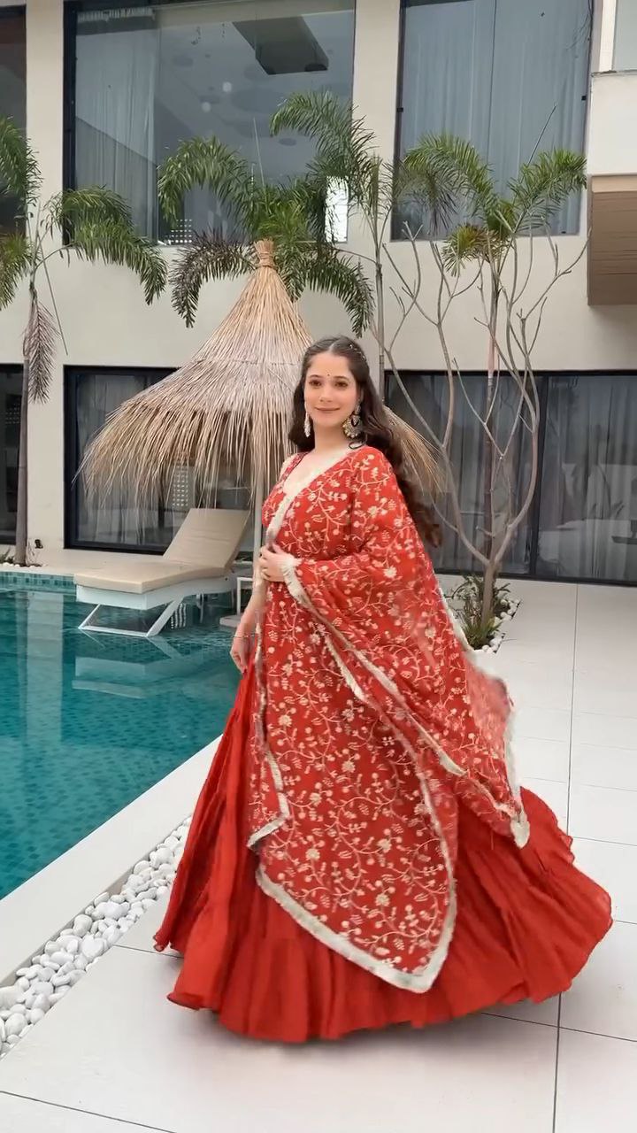 Most Trendy Designer Full Flaired Gown Collection.