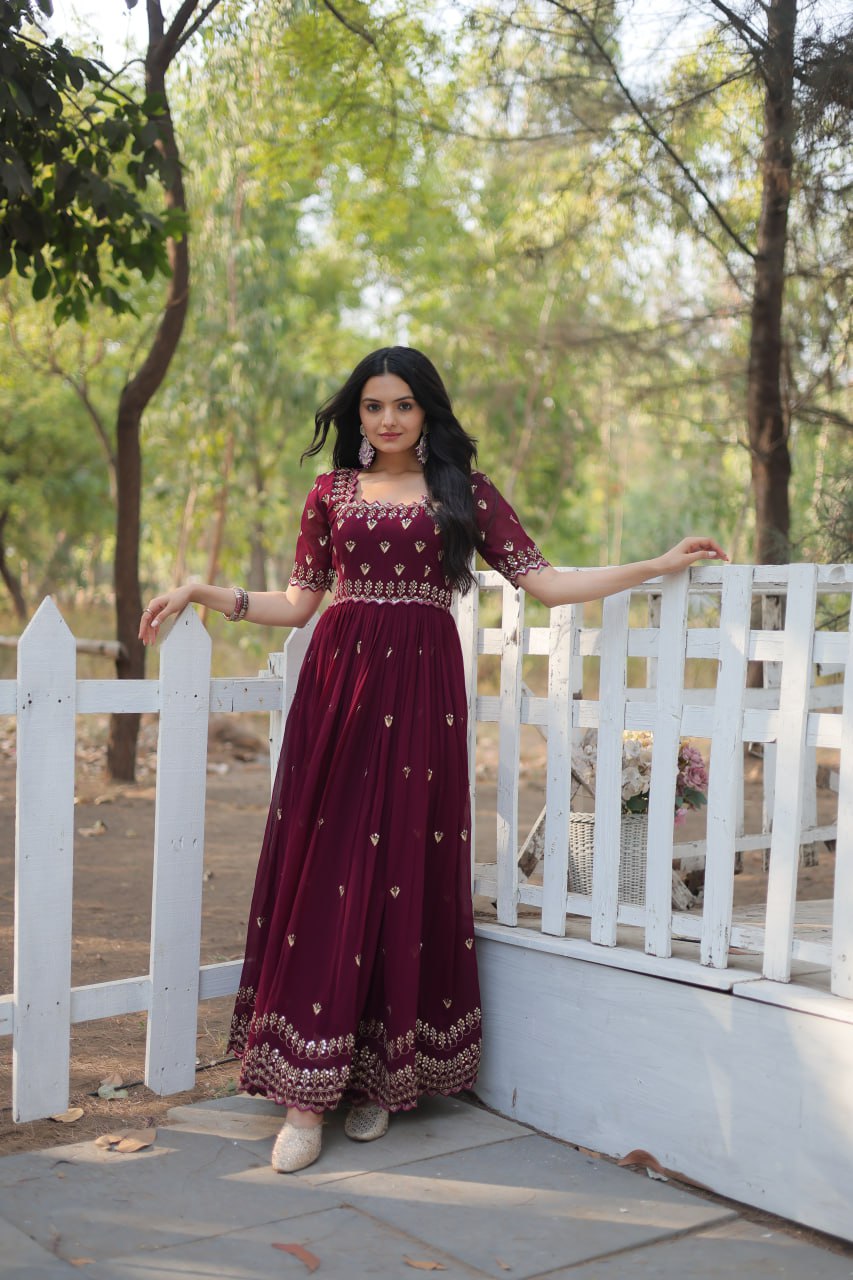Traditional Gown Perfact For A Wedding Functions Special Gown.