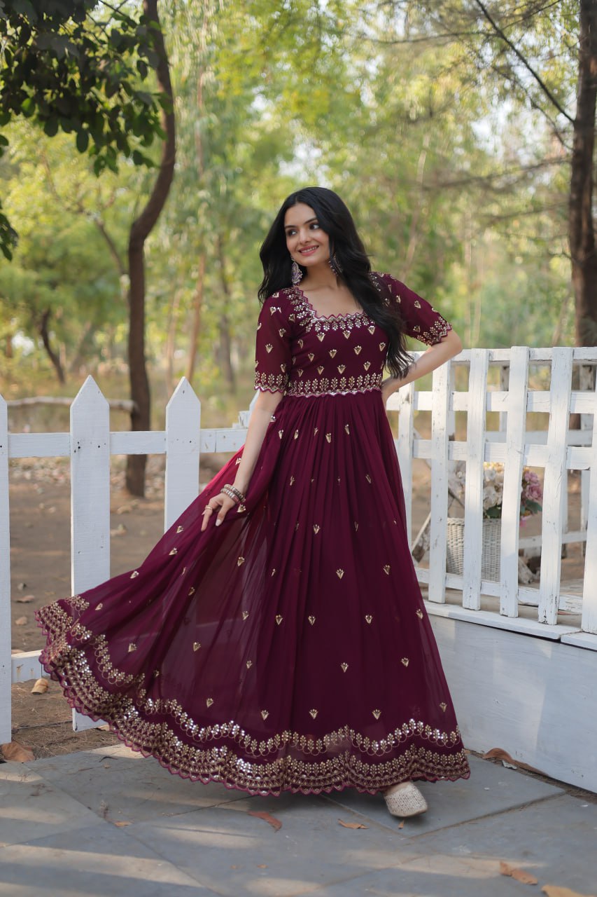 Traditional Gown Perfact For A Wedding Functions Special Gown.