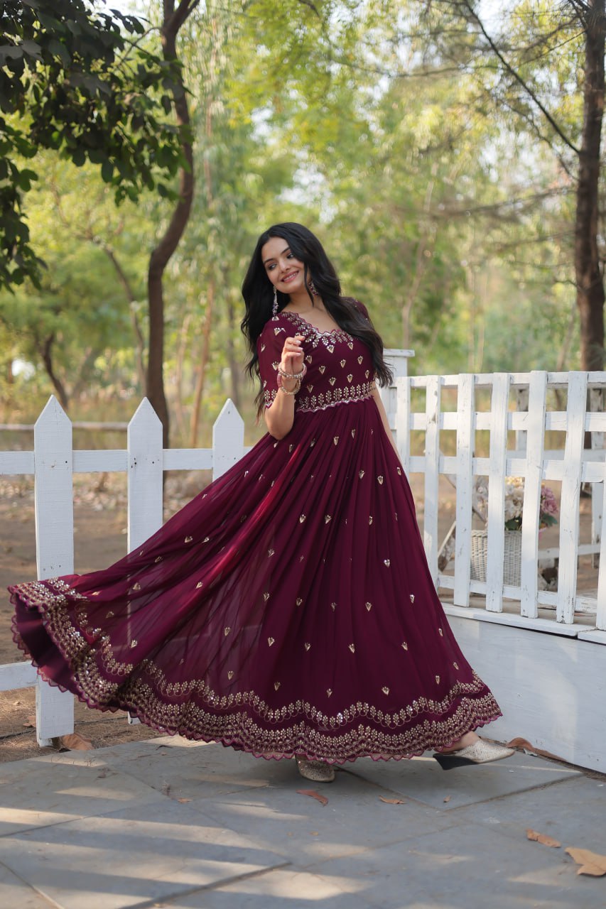 Traditional Gown Perfact For A Wedding Functions Special Gown.
