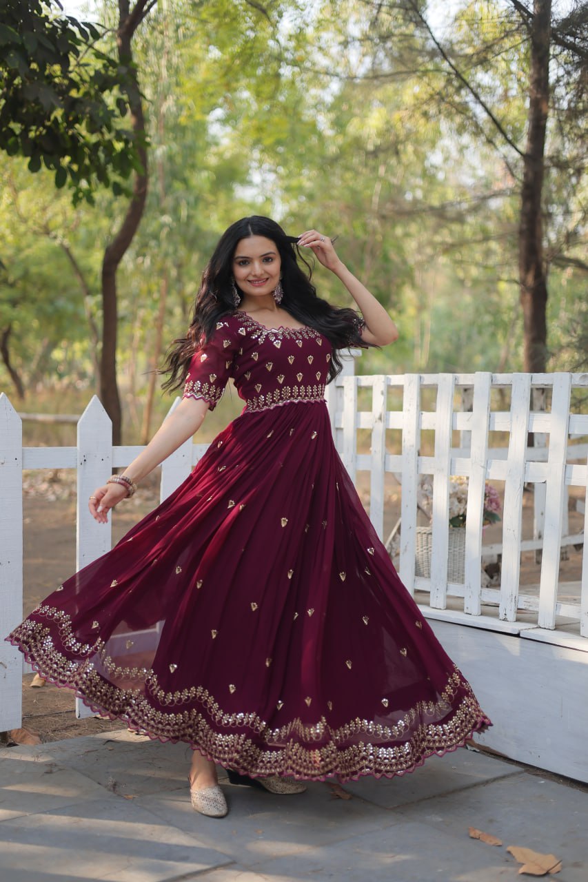 Traditional Gown Perfact For A Wedding Functions Special Gown.
