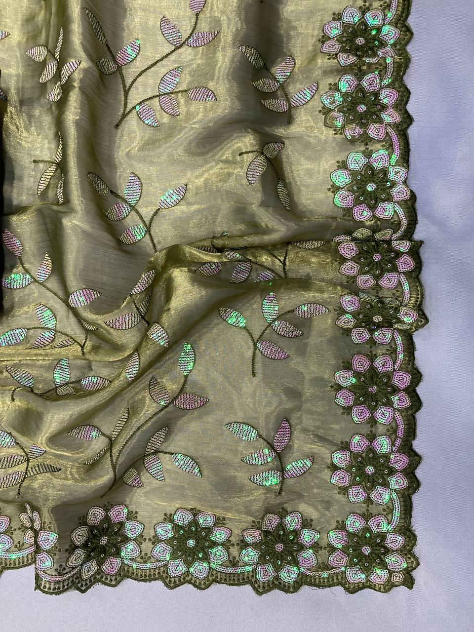 Most Trendy Burberry Silk Saree Collection.