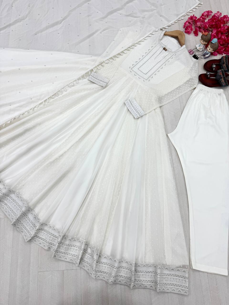Beautiful White Designer Gown Collection.