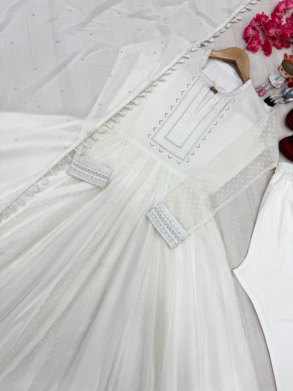 Beautiful White Designer Gown Collection.