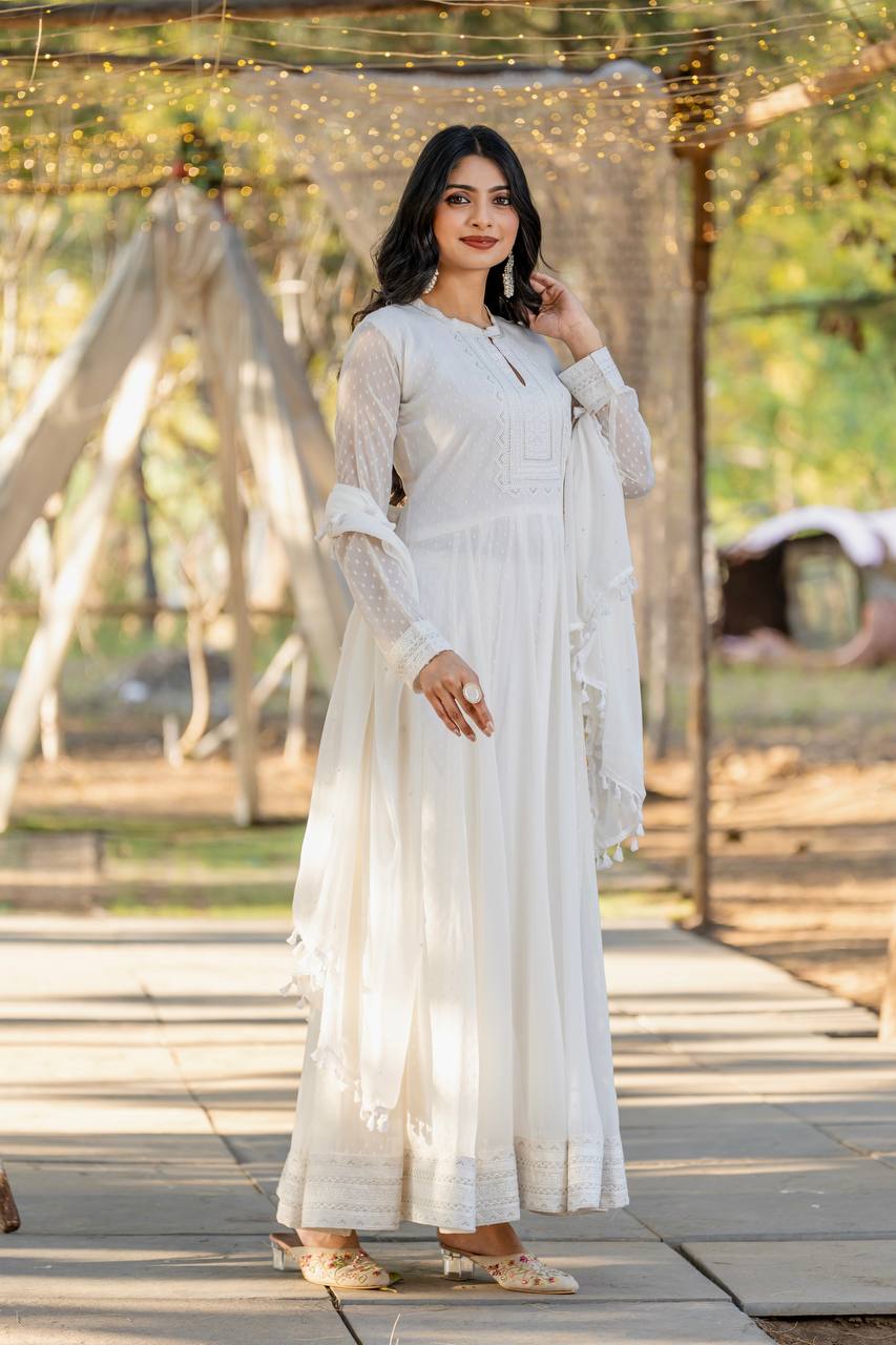 Beautiful White Designer Gown Collection.