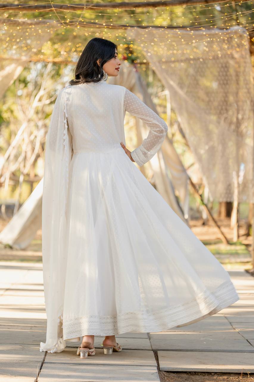 Beautiful White Designer Gown Collection.