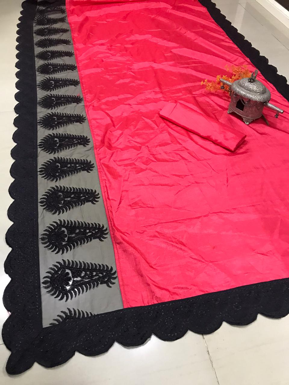 Casual Wear Special New Premium Dola Silk Saree Collection.