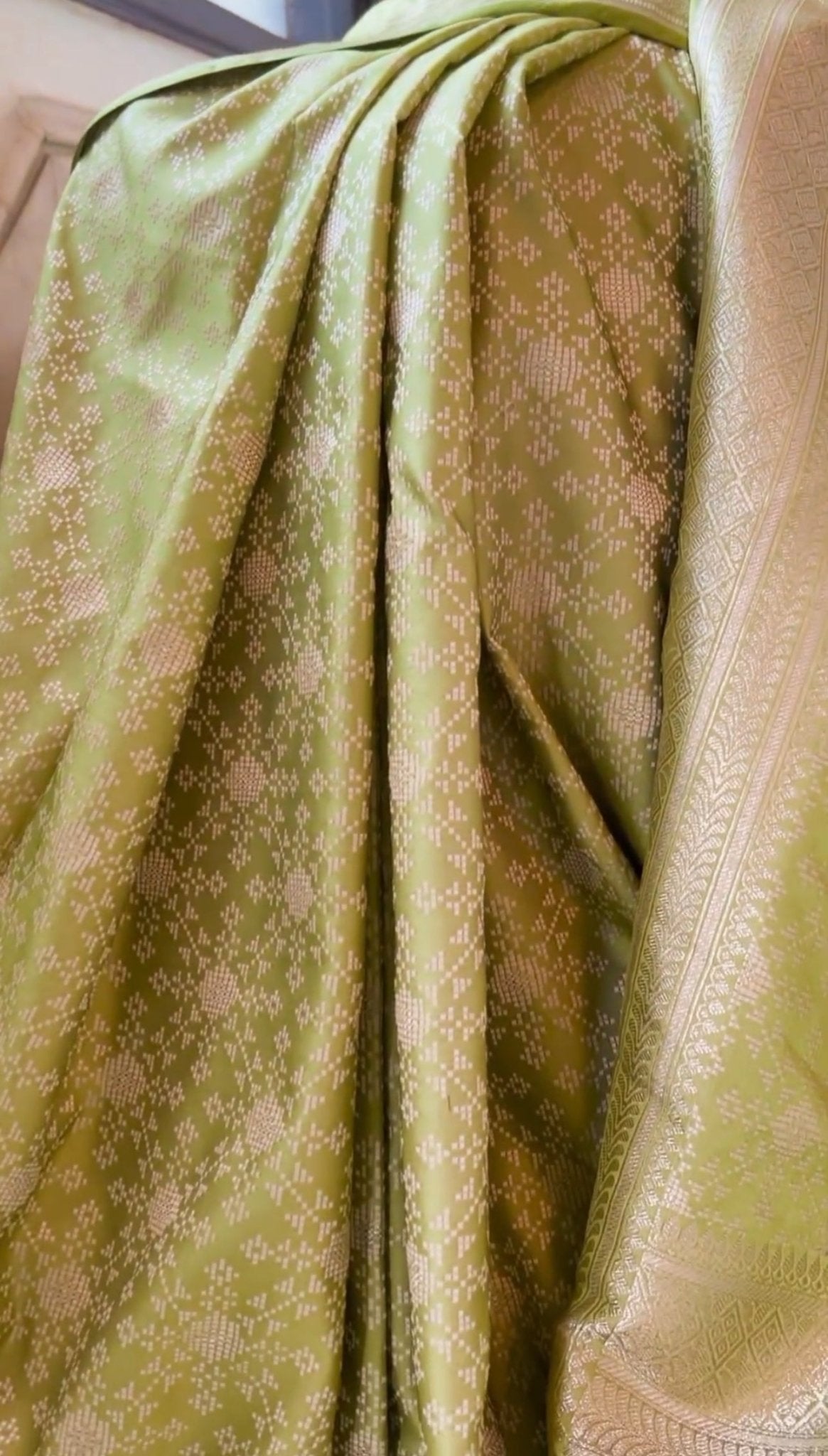 Mahendi Function Special Banarasi Soft Silk Saree Collection.