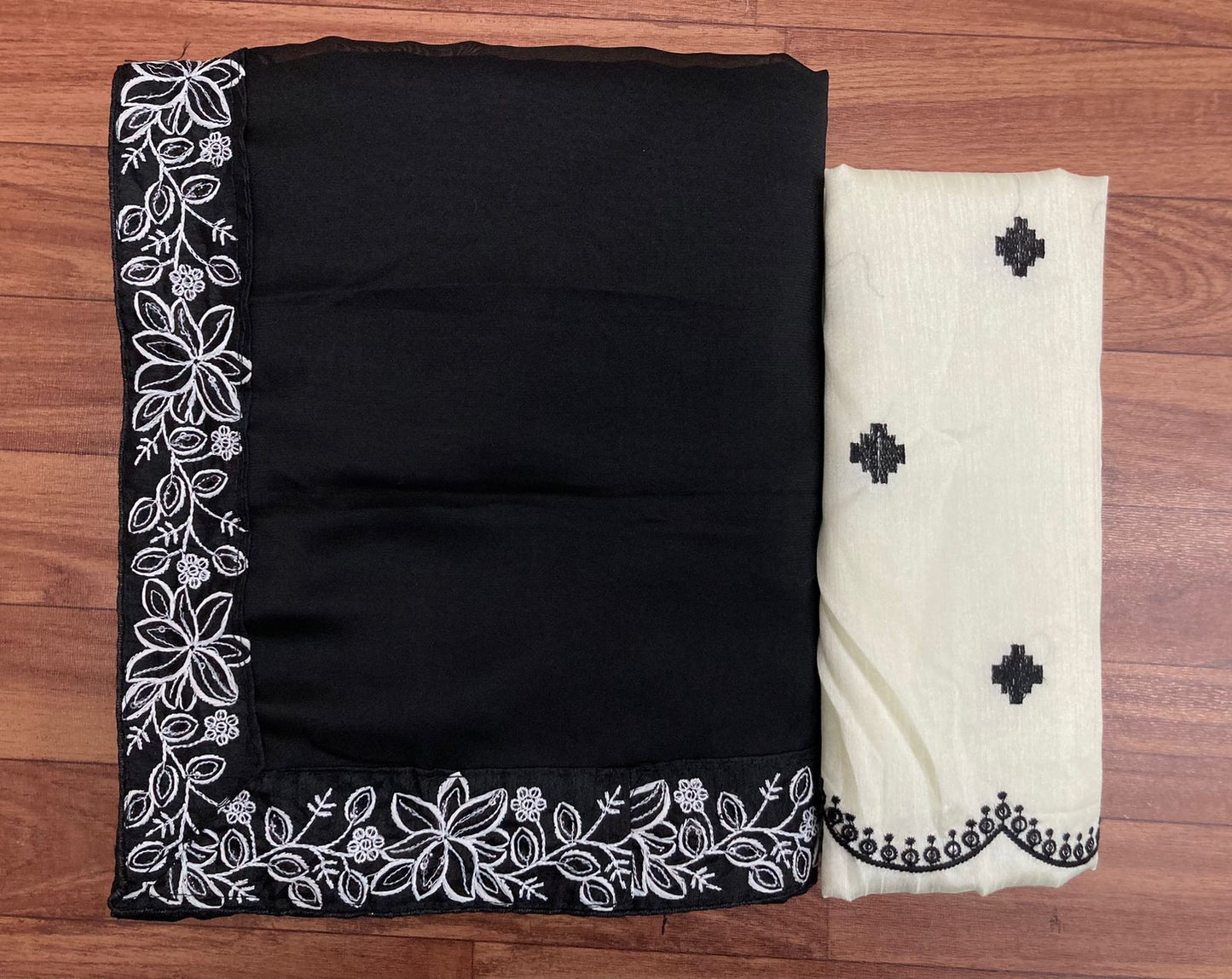 Amazing Designer Black Premium Soft Rangoli Silk Saree Collection.