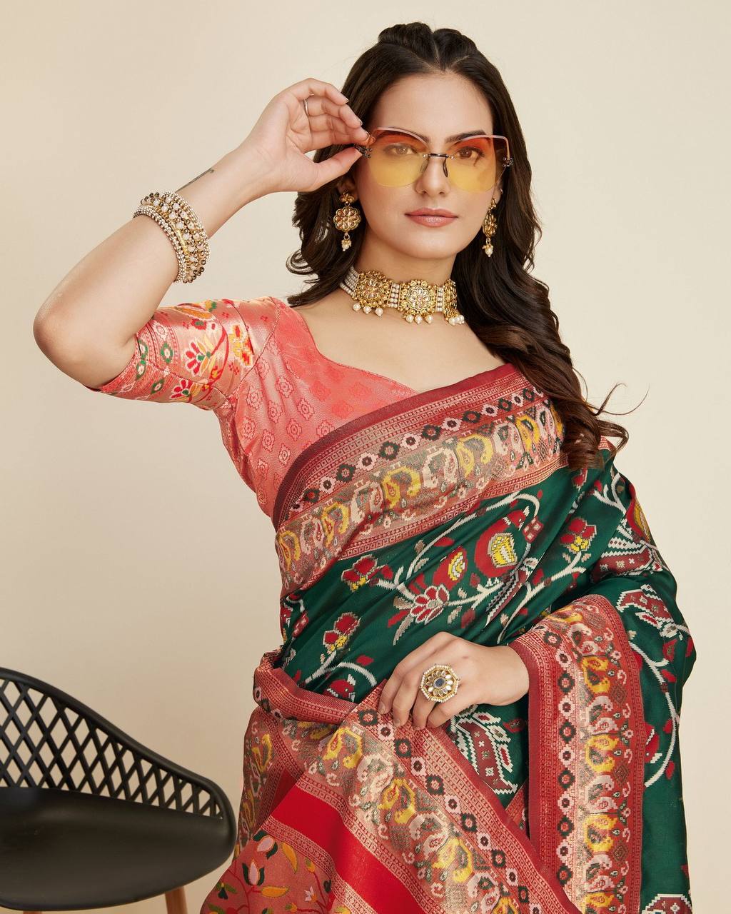 New Designer Weddings Wear Special kanjivaram Silk Saree.