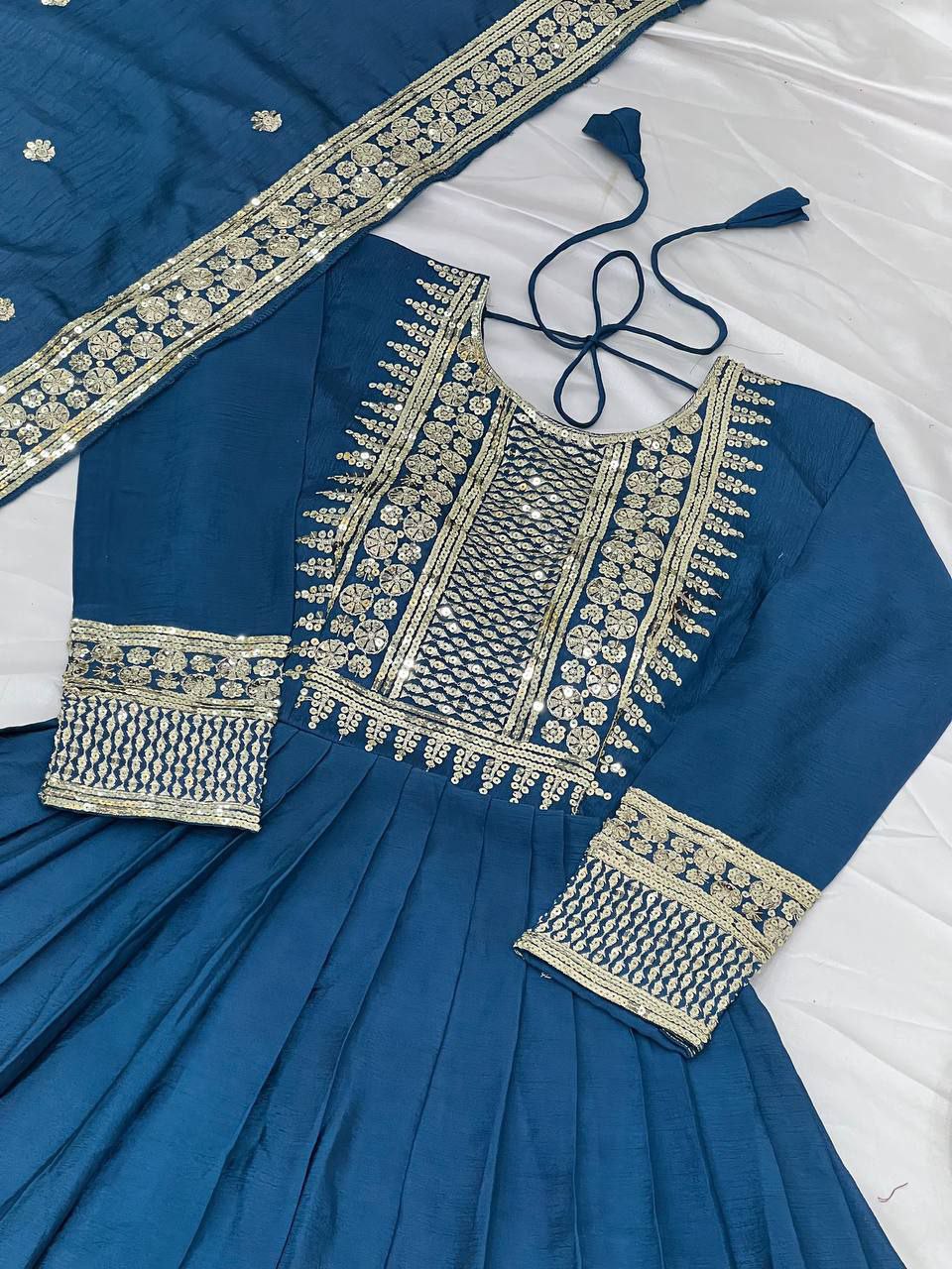 Heavy Designer Party Wear Trendy Gown Collection.