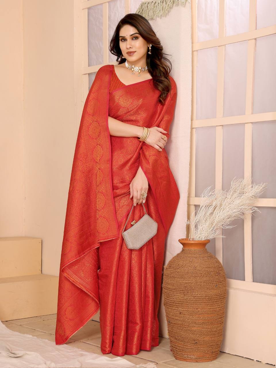 Occasions Wear Special Kanjivaram Silk Saree.
