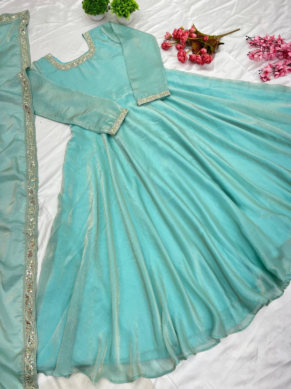 Latest Pretty Designer Party Wear Gown Collection.