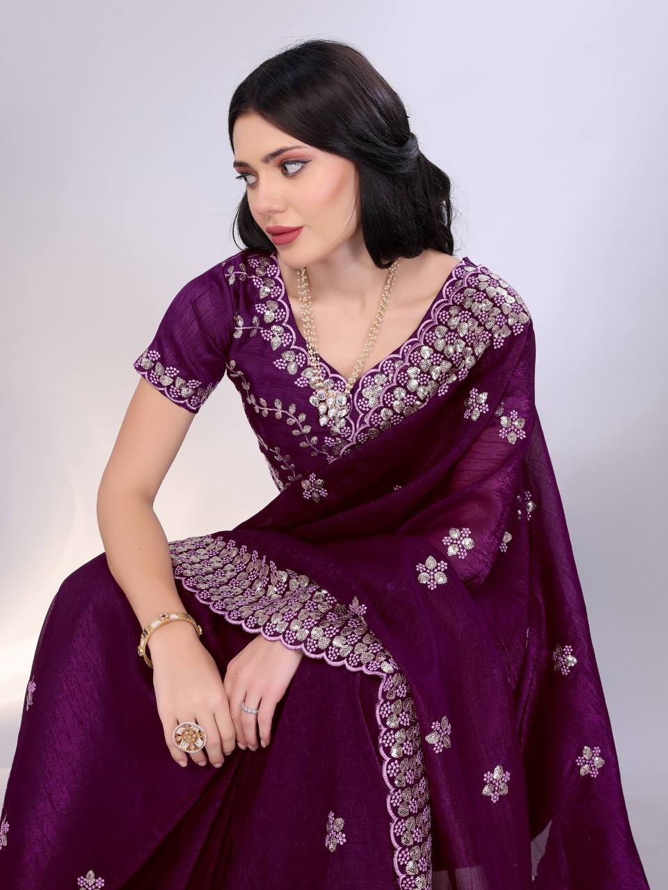 Beautiful Wedding Wear Special New Gold Tussar Saree Collection.