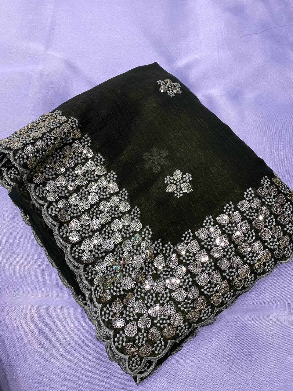 Party Wear Special New Gold Tussar Saree Collection.