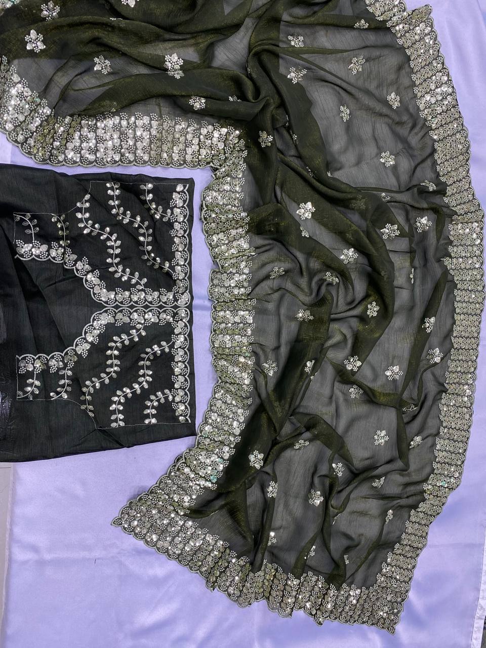 Party Wear Special New Gold Tussar Saree Collection.