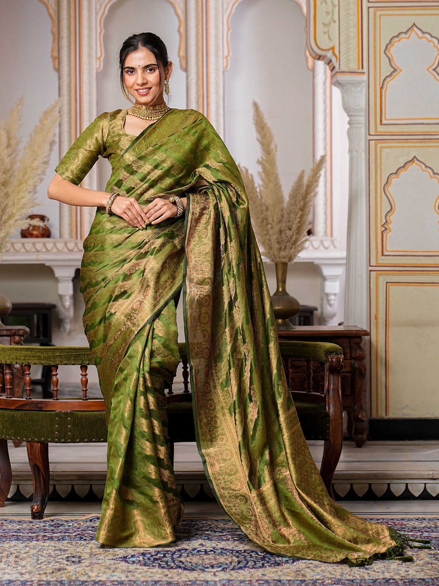 Festival special Pure Organza Saree Collection.