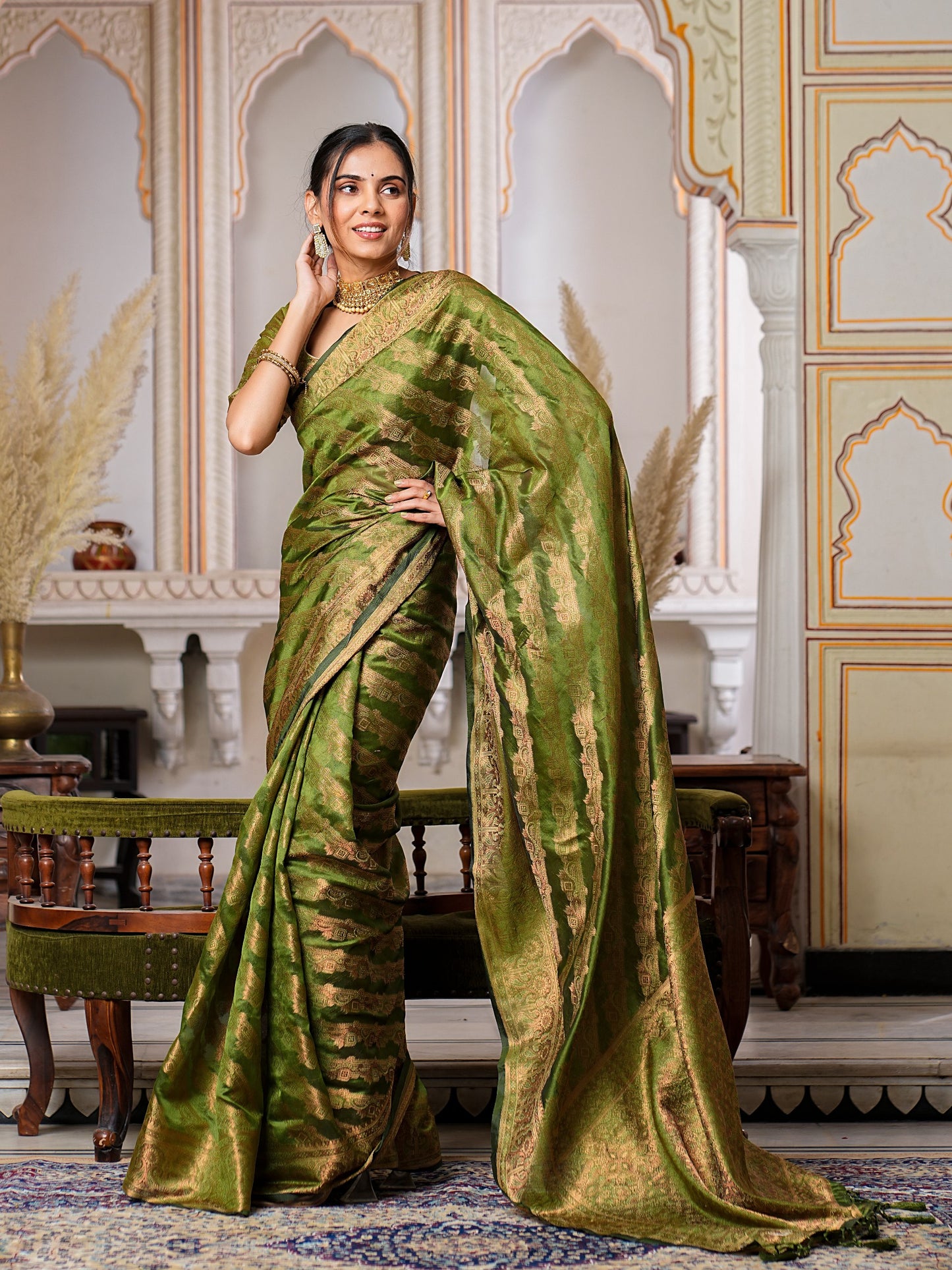 Festival special Pure Organza Saree Collection.