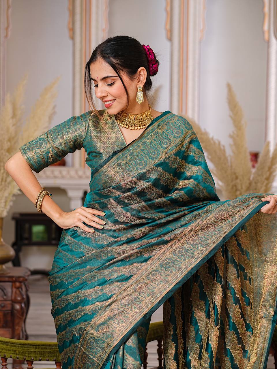 Wedding Season Special Organza Saree Collection.