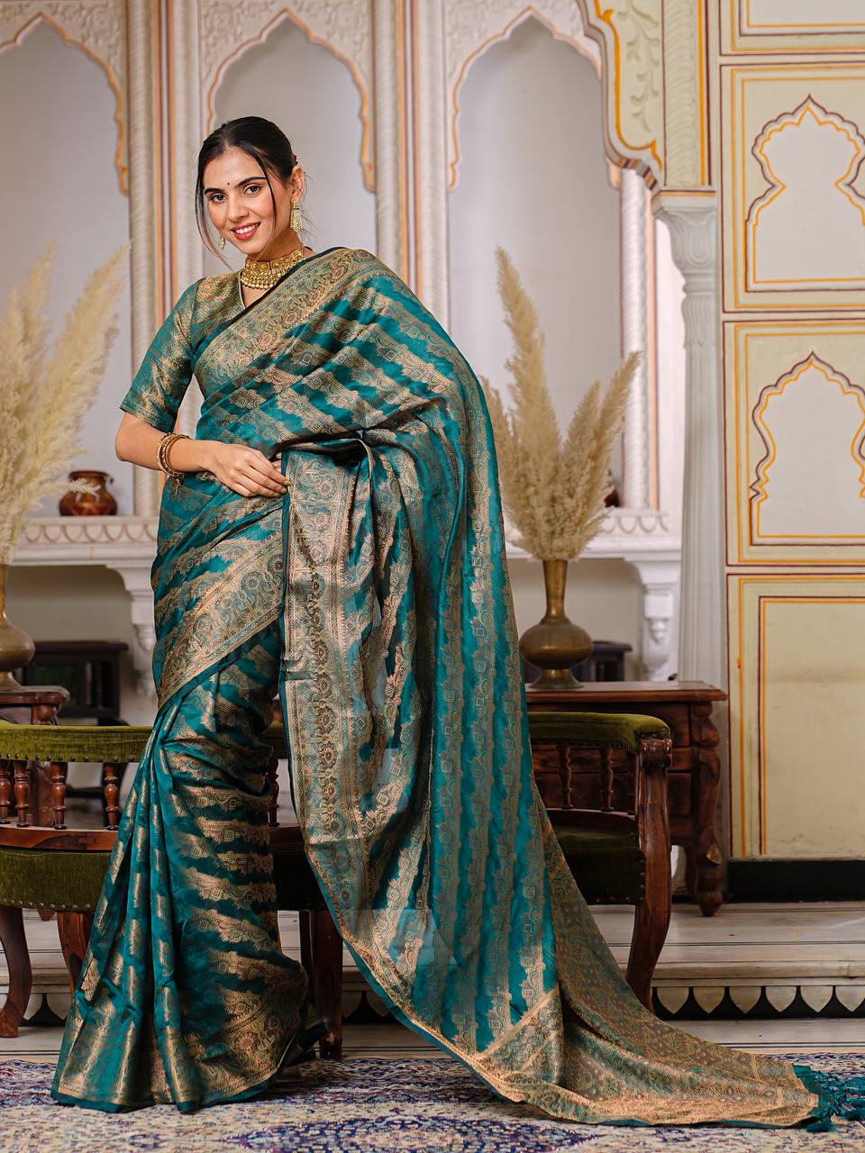 Wedding Season Special Organza Saree Collection.