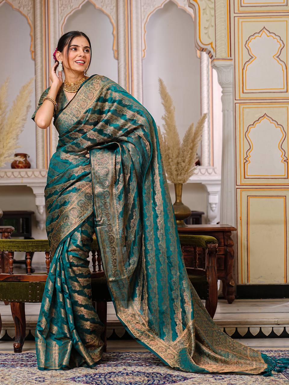 Wedding Season Special Organza Saree Collection.