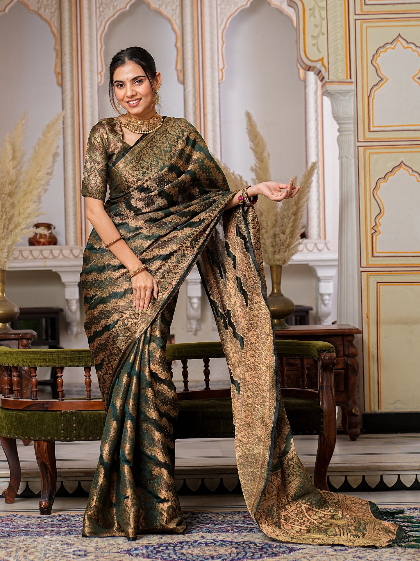 Best Premium Pure Organza Saree Collection.