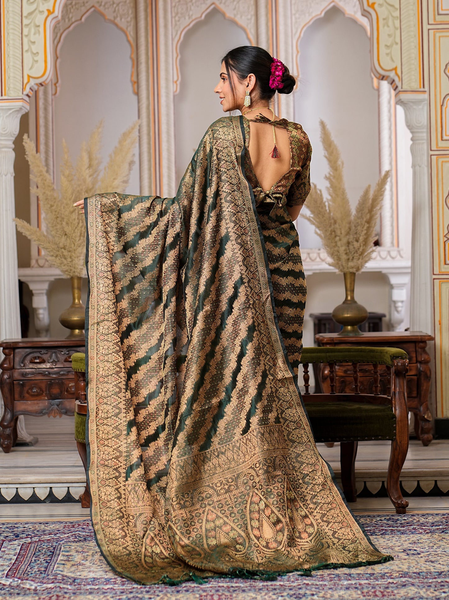 Best Premium Pure Organza Saree Collection.