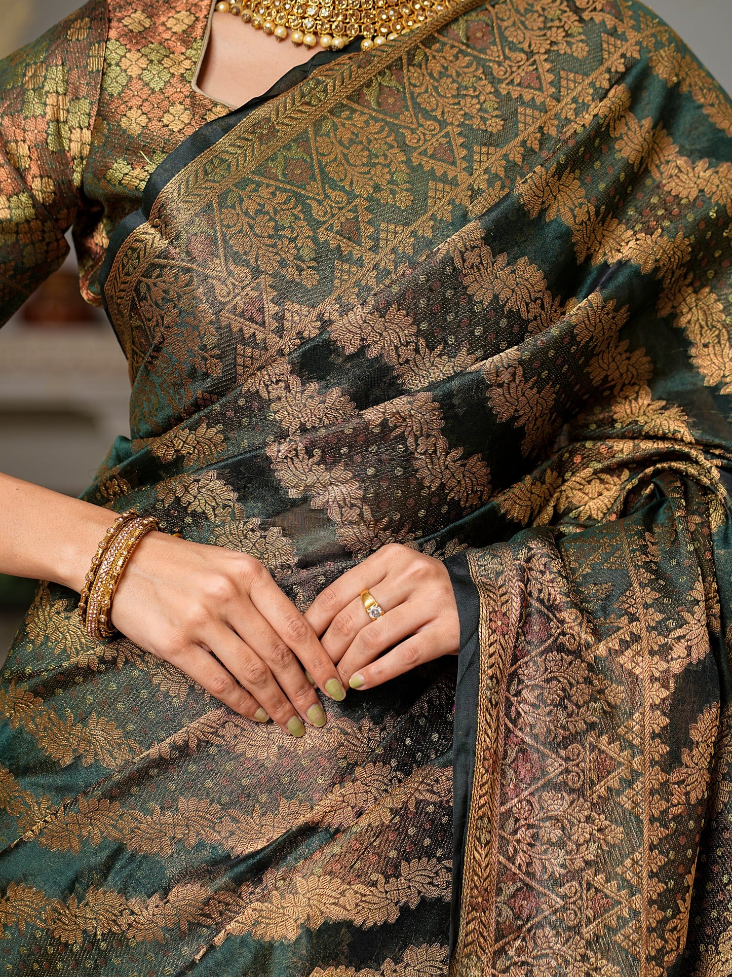 Best Premium Pure Organza Saree Collection.