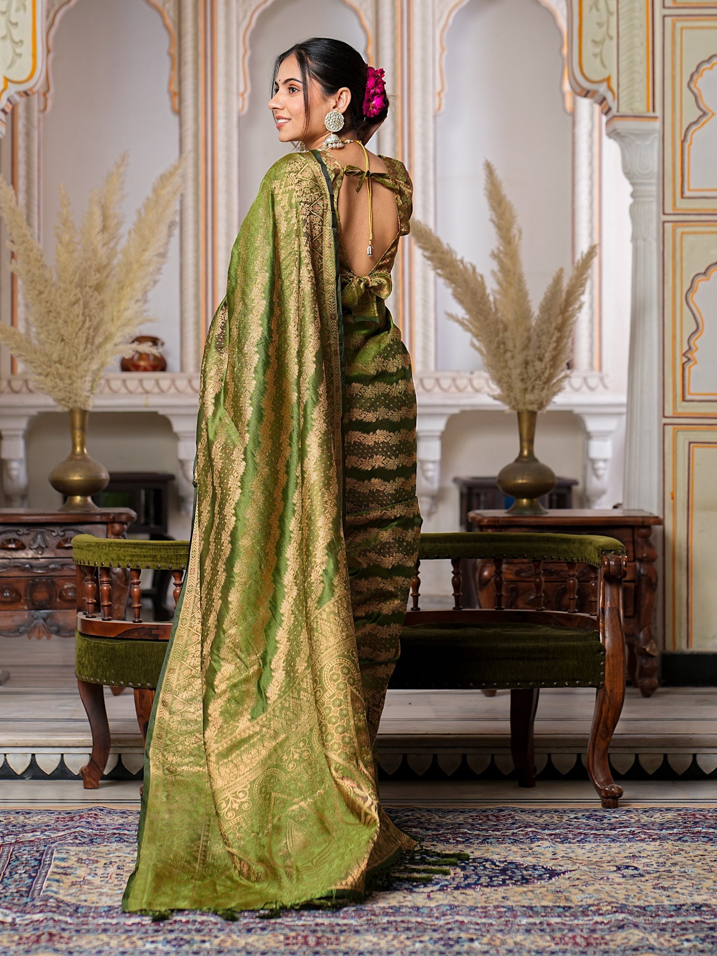 Mostly Wedding Function Special Trendy Pure Organza Saree Collection.