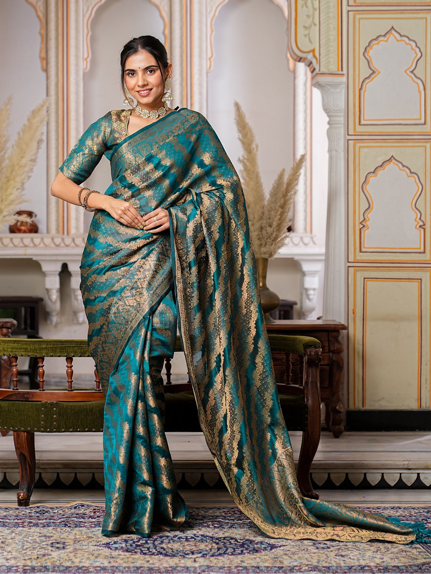 Beautiful Look Pretty Pure Organza Saree Collection.