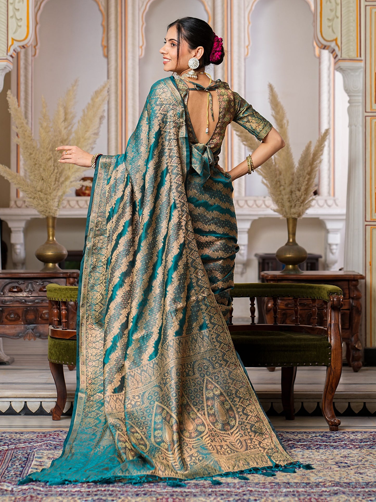 Beautiful Look Pretty Pure Organza Saree Collection.