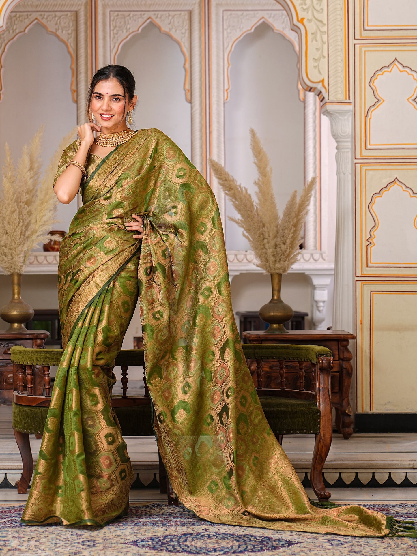 Festival Season Special Pure Organza Saree.